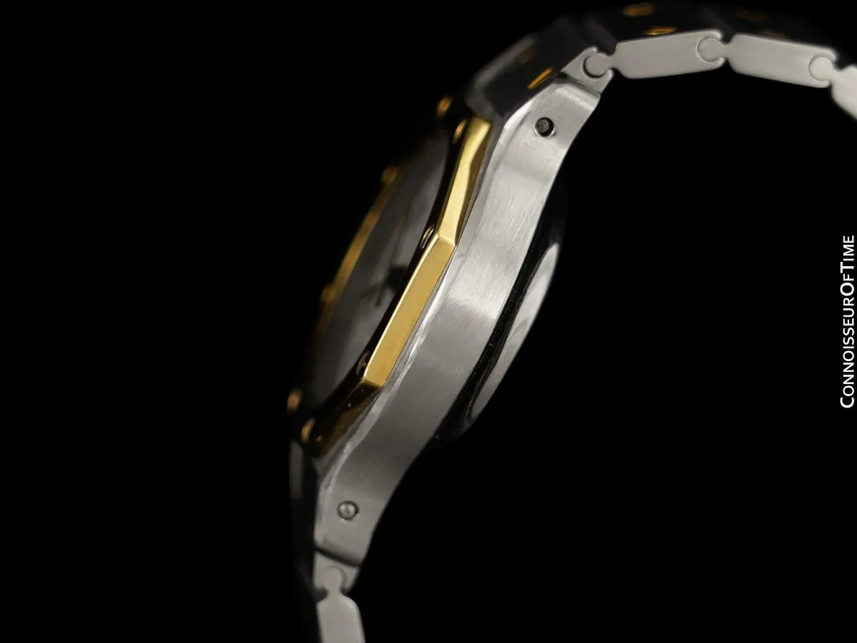 Cartier Santos Octagon Ladies Watch, Automatic - Stainless Steel & 18K Gold