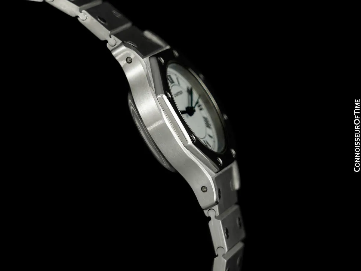 Cartier Santos Octagon Ladies Watch, Automatic - Stainless Steel