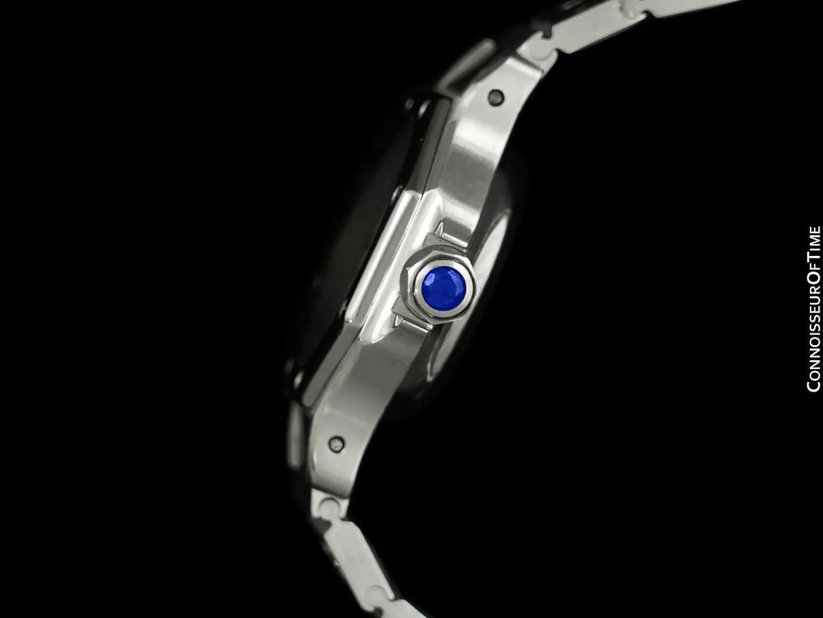 Cartier Santos Octagon Ladies Watch, Automatic - Stainless Steel