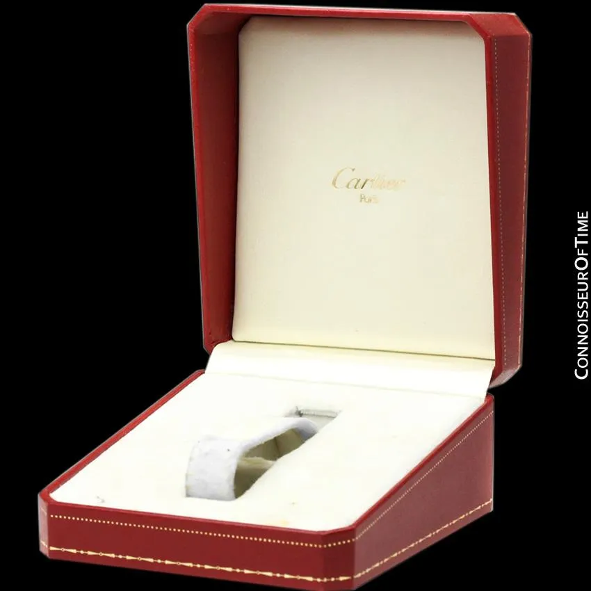 Cartier Santos Octagon Mens Midsize Unisex Quartz Watch - Stainless Steel & 18K Gold