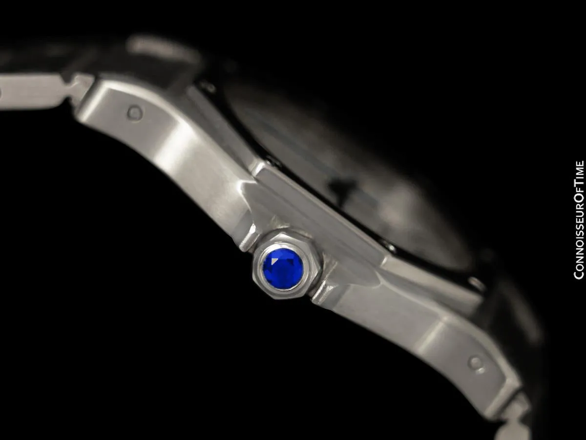 Cartier Santos Octagon Mens Unisex Midsize Watch, Automatic - Stainless Steel