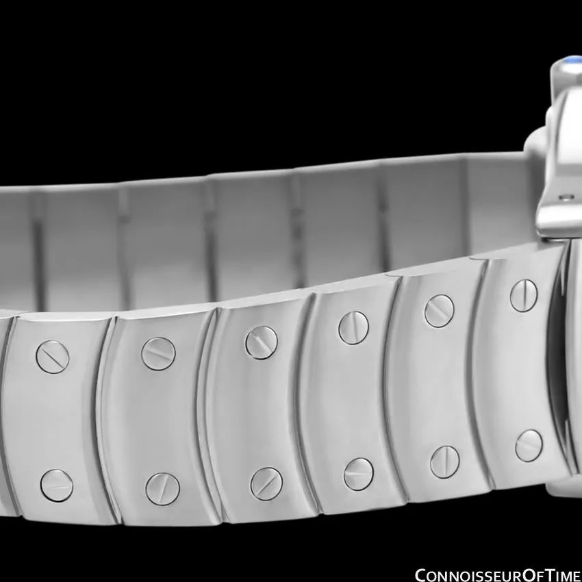 Cartier Santos Ronde Mens Midsize Unisex Bracelet Stainless Steel Watch - W20027K1