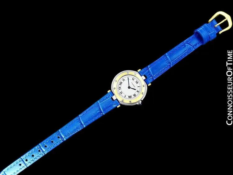 Cartier Santos Vendome Ladies Quartz Watch - Stainless Steel & 18K Gold