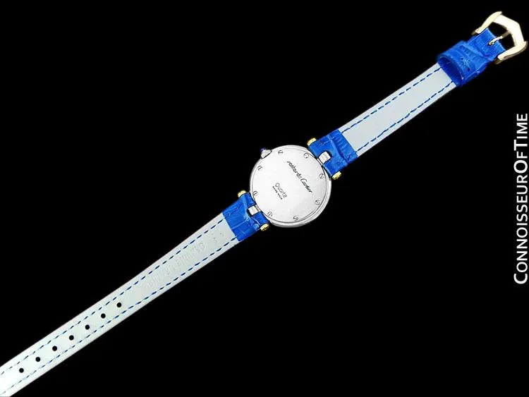 Cartier Santos Vendome Ladies Quartz Watch - Stainless Steel & 18K Gold