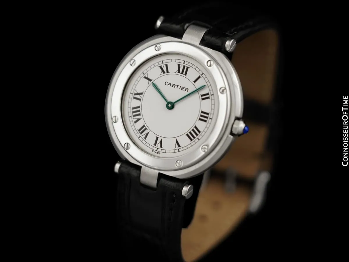 Cartier Santos Vendome Mens Midsize Unisex Watch - Stainless Steel