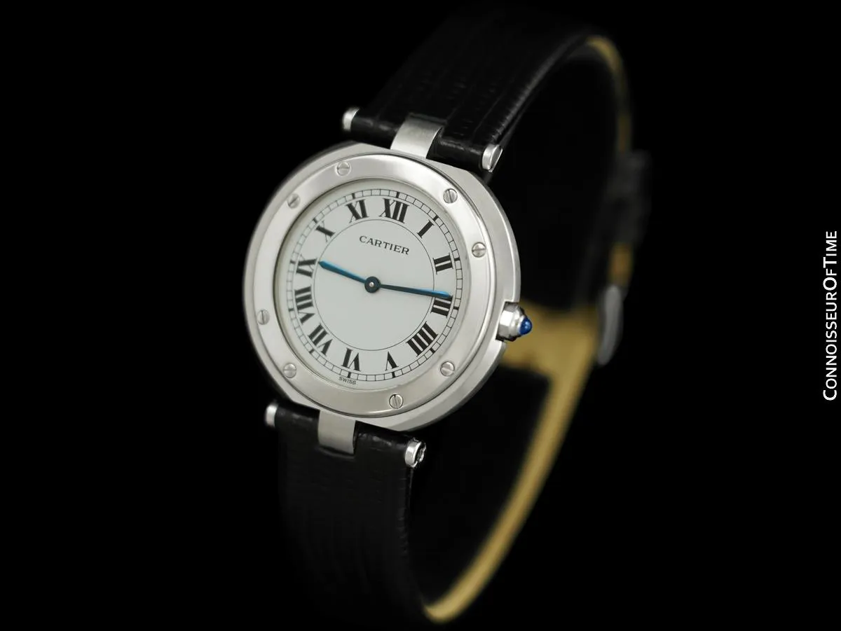 Cartier Santos Vendome Mens Midsize Unisex Watch - Stainless Steel
