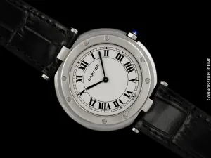 Cartier Santos Vendome Mens Midsize Unisex Watch - Stainless Steel
