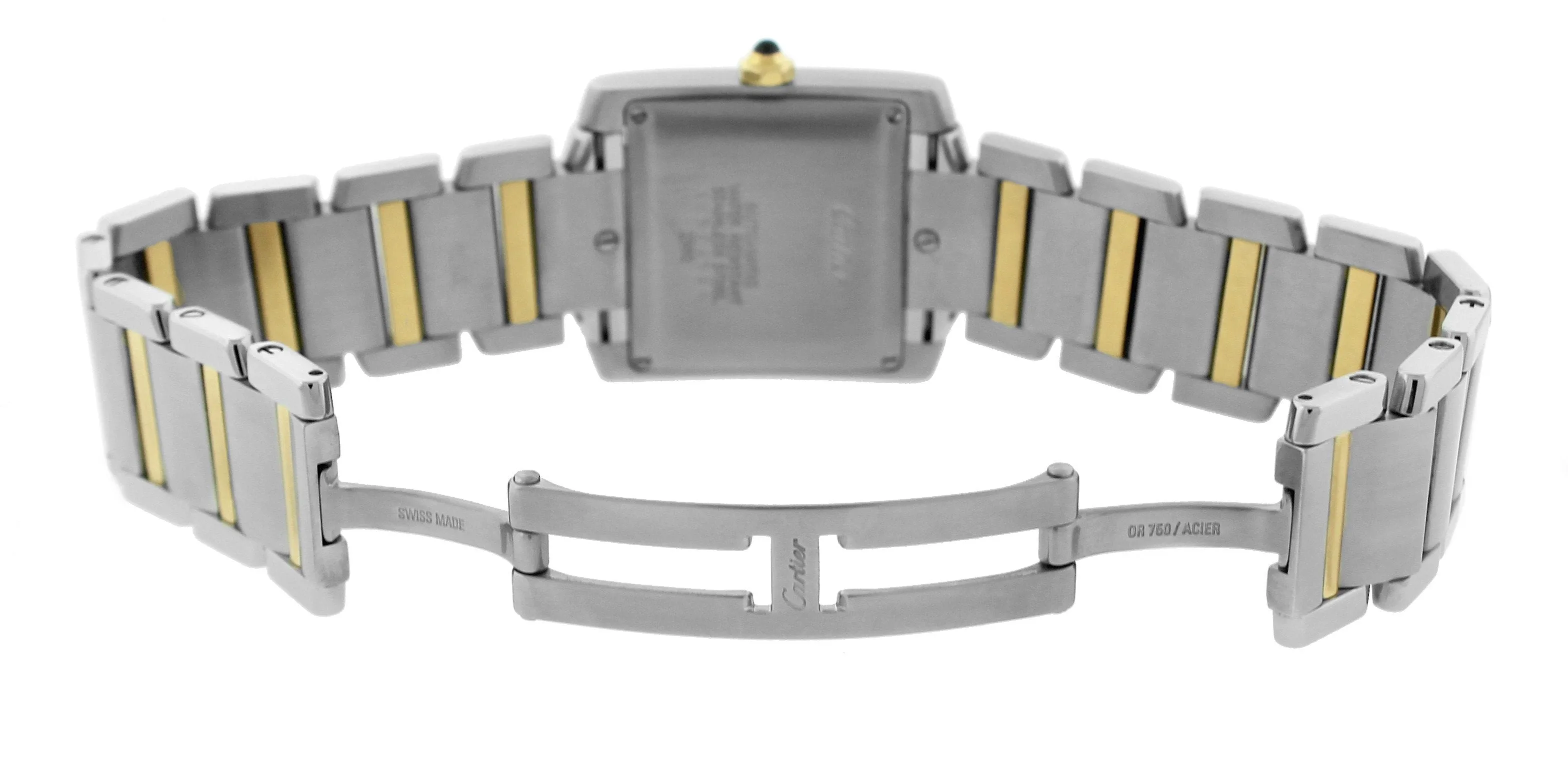 Cartier Tank Francaise Full-Size Auto Two-Tone Gold Date Watch W51005Q4 2302
