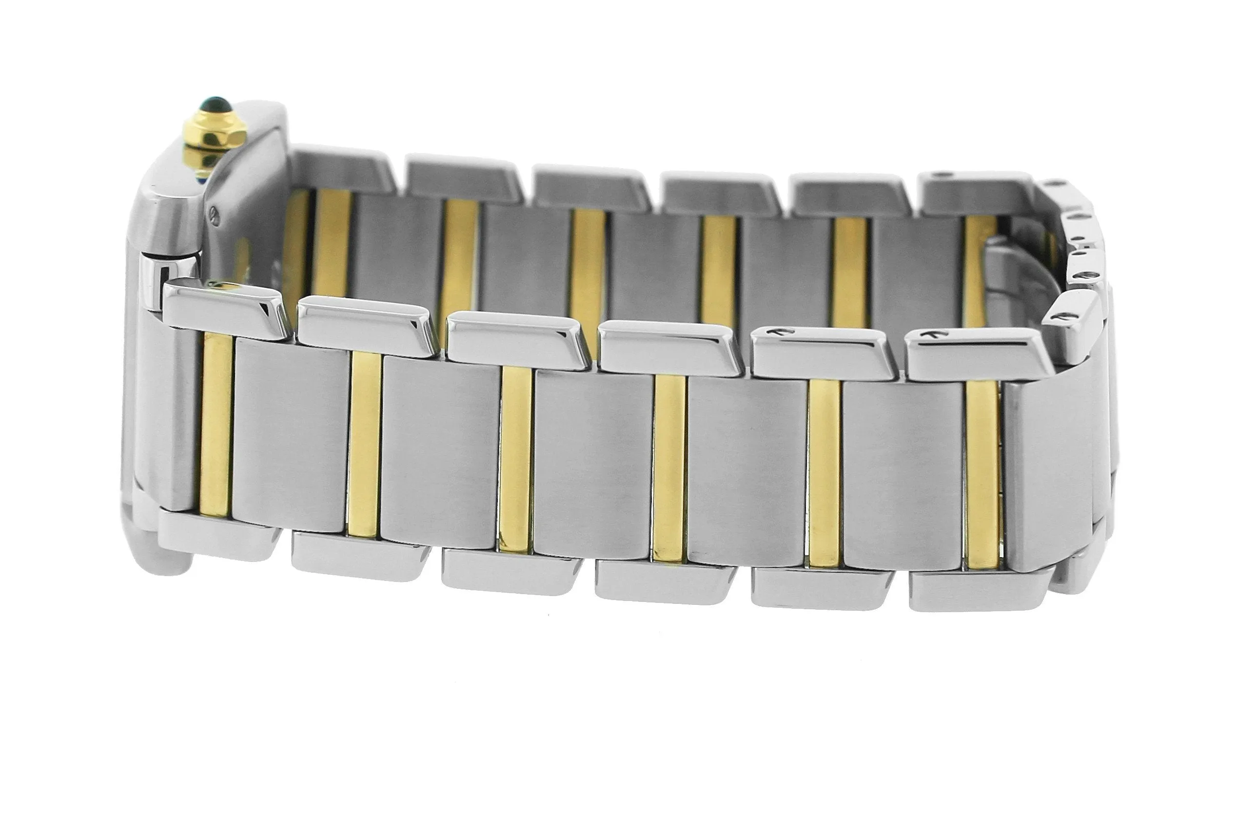 Cartier Tank Francaise Full-Size Auto Two-Tone Gold Date Watch W51005Q4 2302