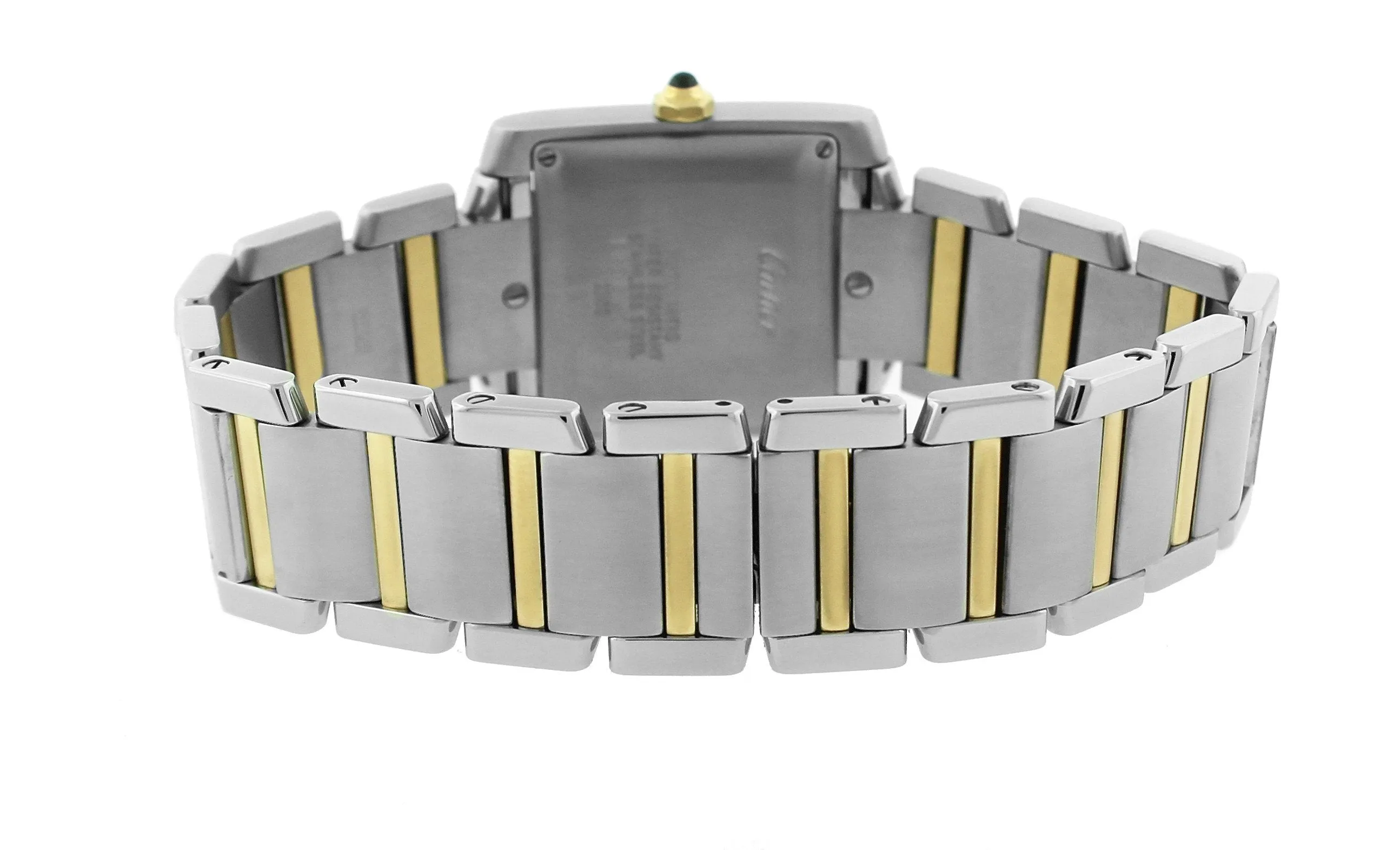 Cartier Tank Francaise Full-Size Auto Two-Tone Gold Date Watch W51005Q4 2302