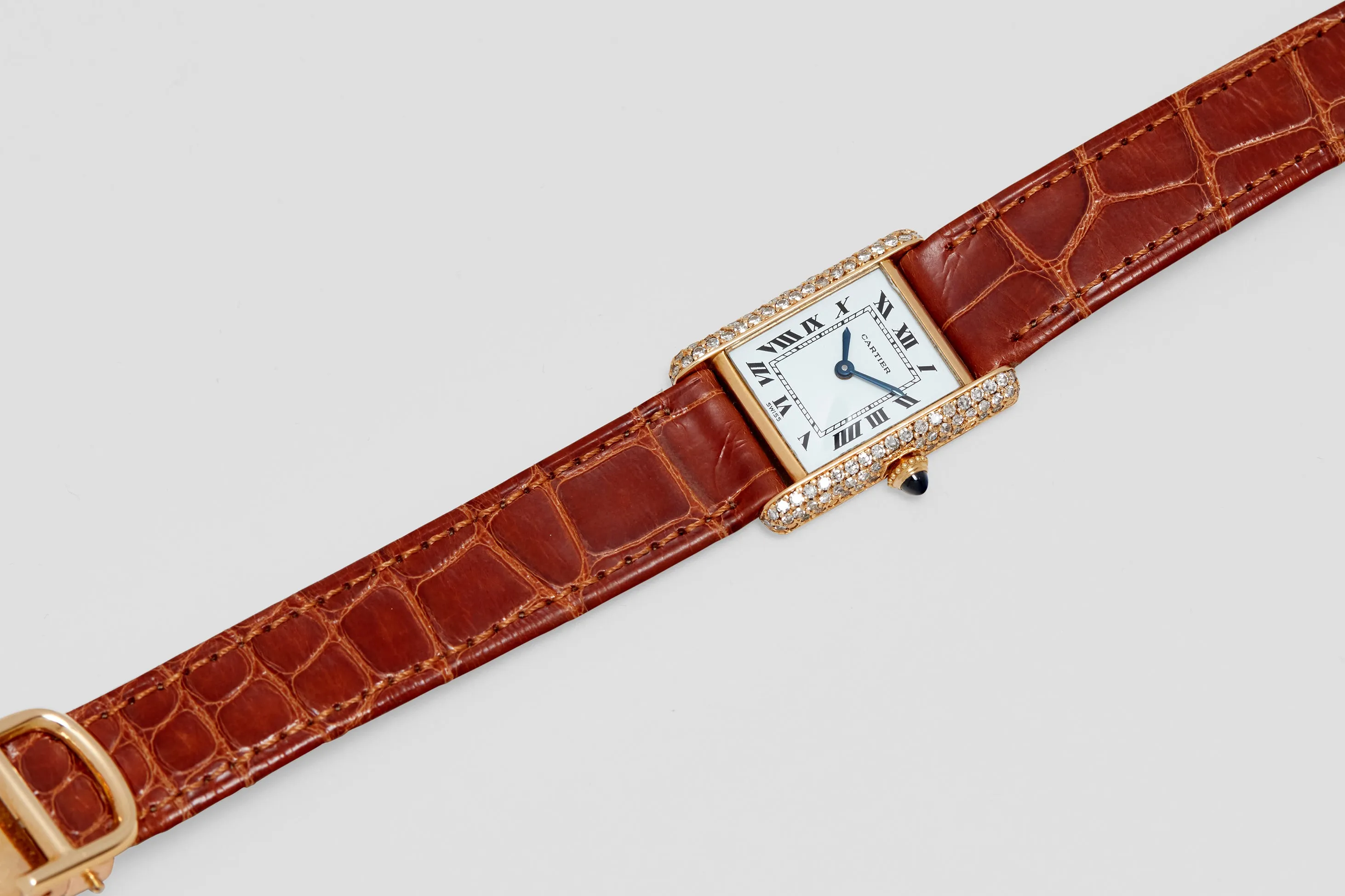 Cartier Tank Louis Diamond Set
