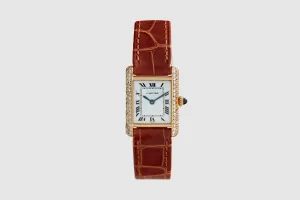 Cartier Tank Louis Diamond Set