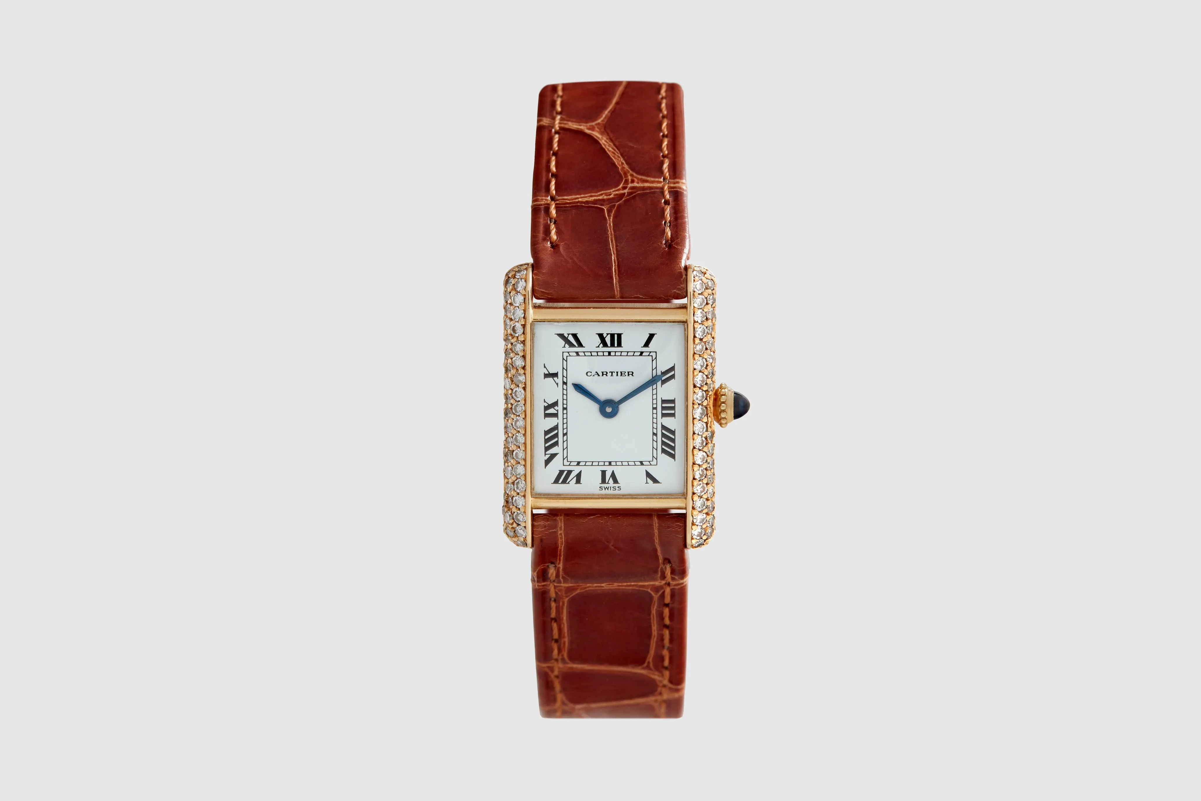Cartier Tank Louis Diamond Set