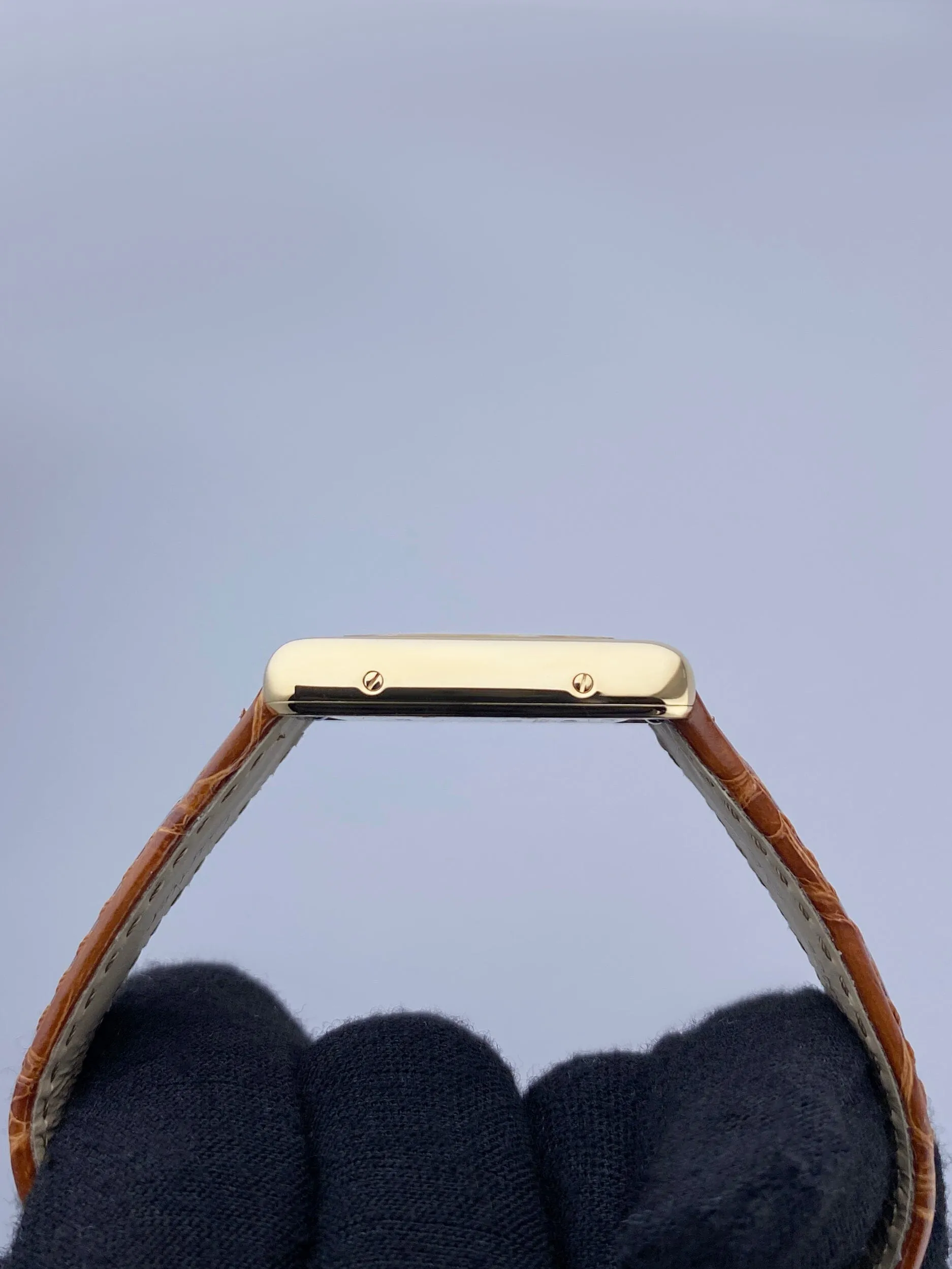 Cartier Tank Louis W1529856 18K Yellow Gold Ladies Watch Box Papers