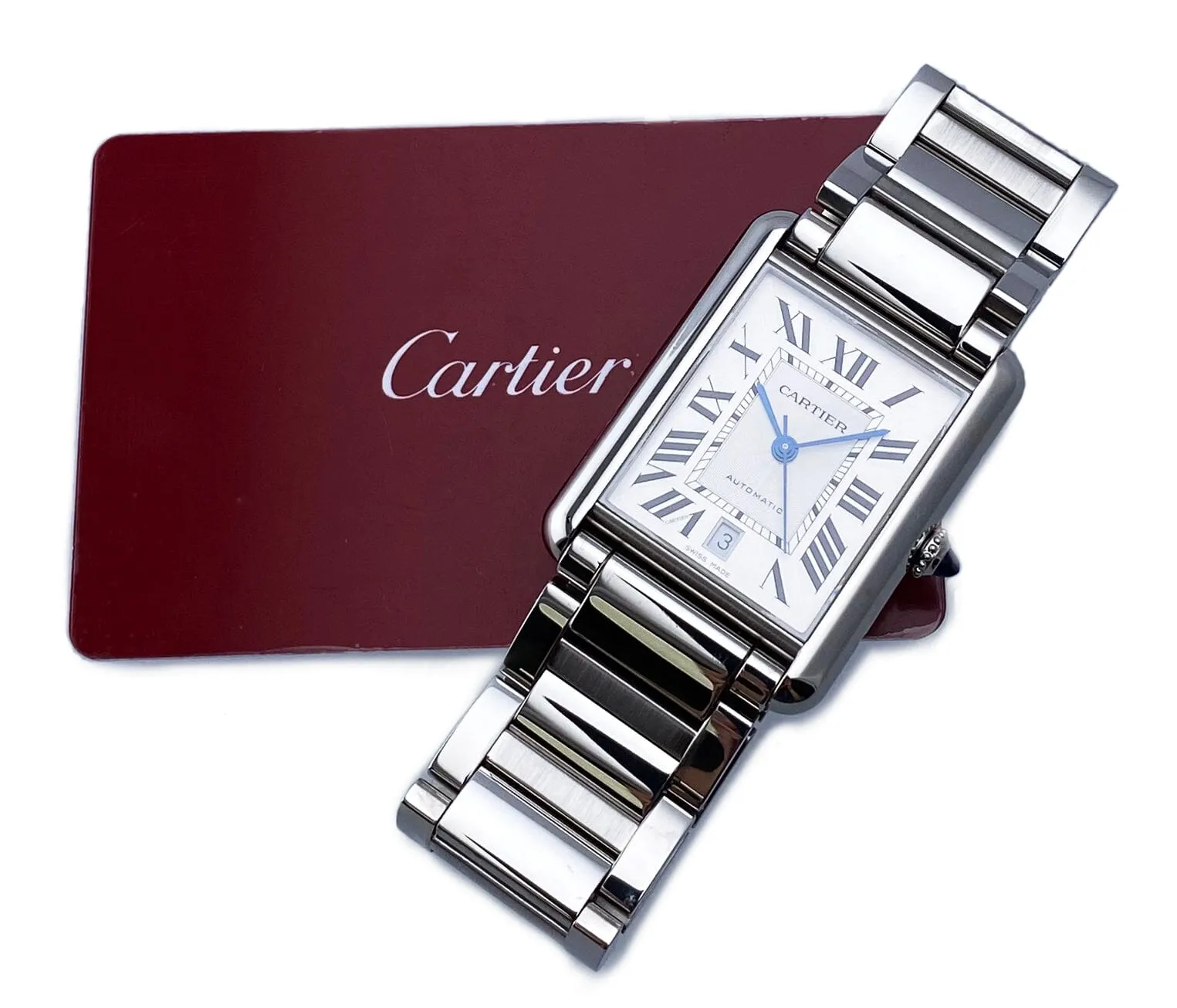 Cartier Tank Must WSTA0053 Extra-Large Model Mens Watch Box Papers