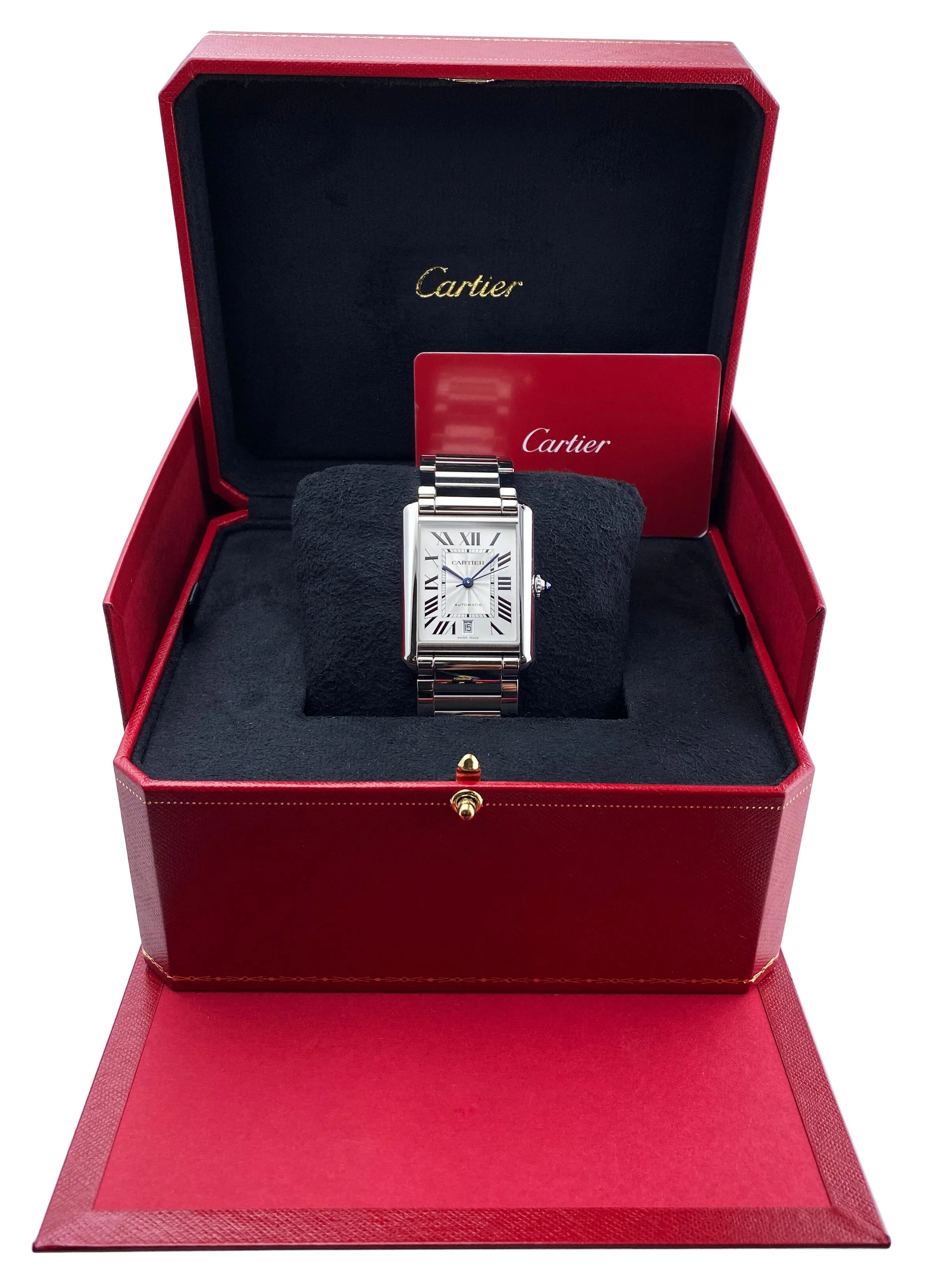 Cartier Tank Must WSTA0053 Extra-Large Model Mens Watch Box Papers