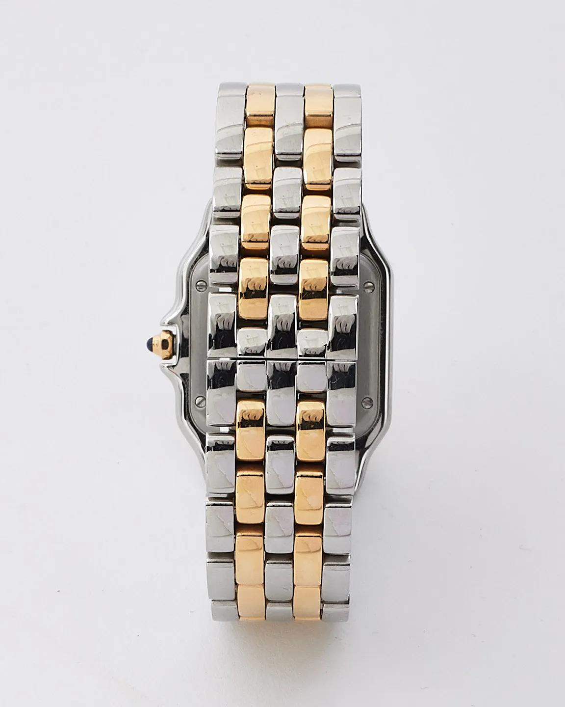 Cartier Yellow Gold & Stainless Steel Panthere Medium Model Quartz 37MM Watch