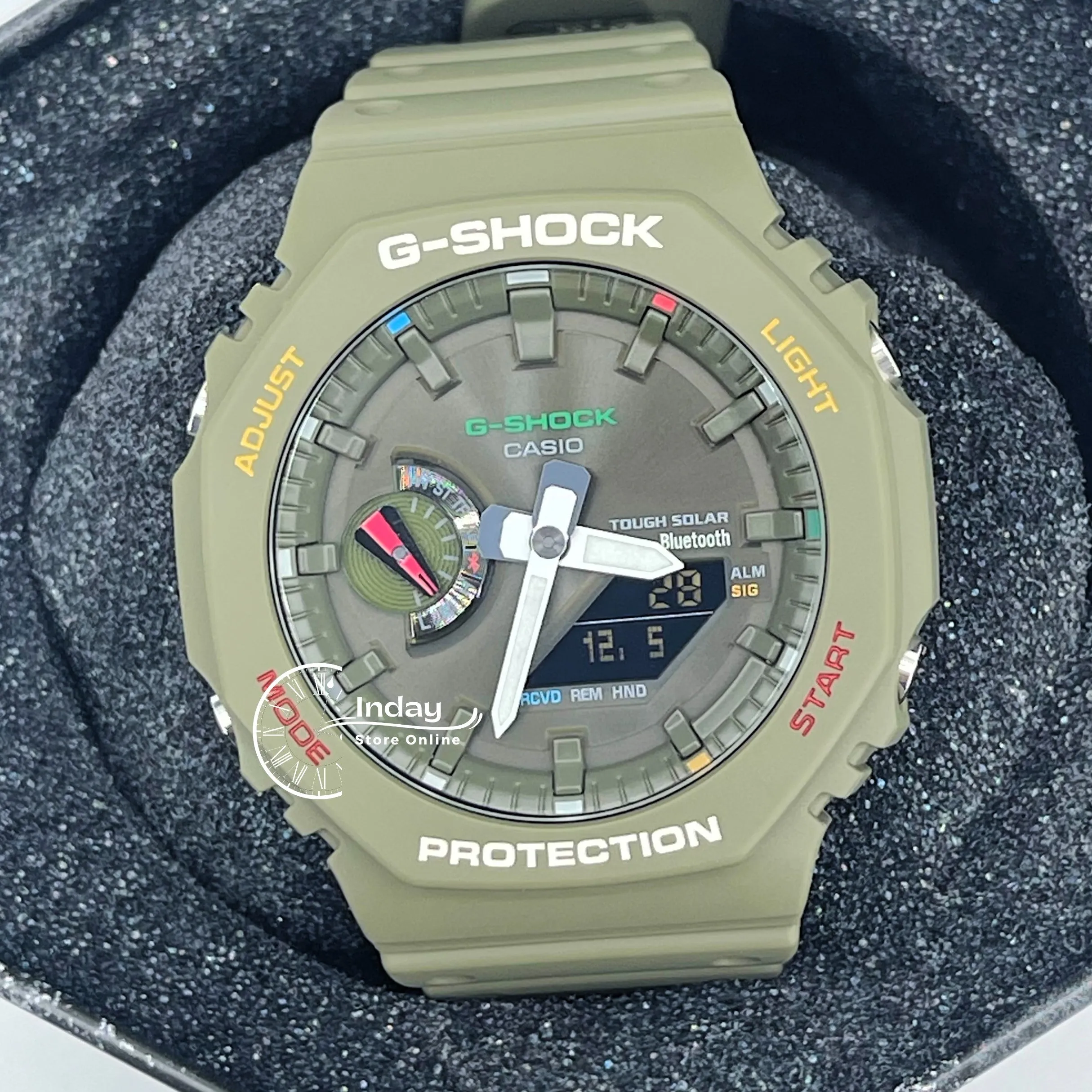 Casio G-Shock Men's Watch GA-B2100FC-3A Analog-Digital 2100 Series Shock Resistant Carbon Core Guard Structure Tough Solar (Solar powered)