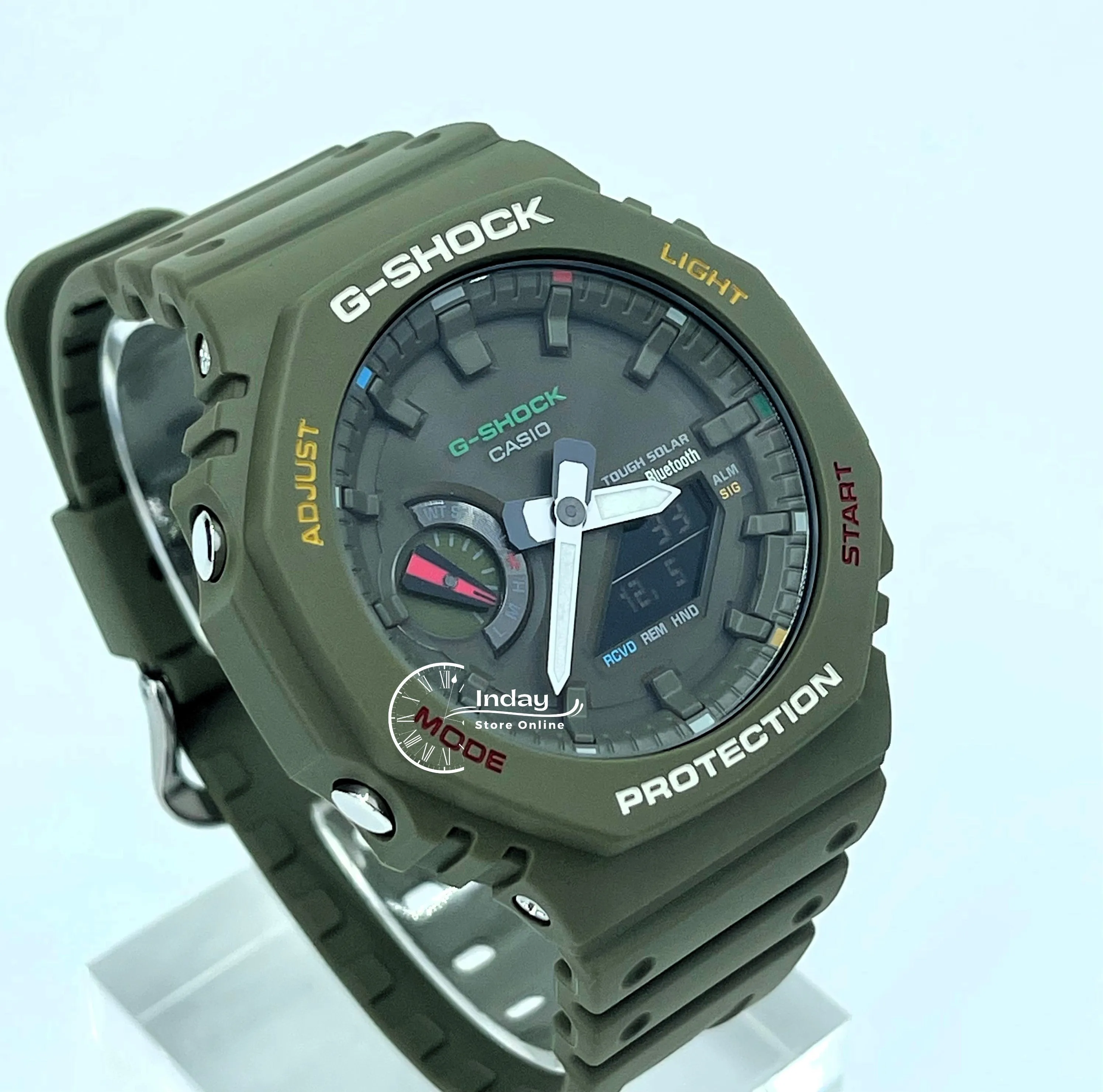 Casio G-Shock Men's Watch GA-B2100FC-3A Analog-Digital 2100 Series Shock Resistant Carbon Core Guard Structure Tough Solar (Solar powered)