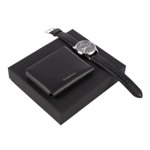 Christian Lacroix LPDM314A-Set Alter Black (money wallet & watch)