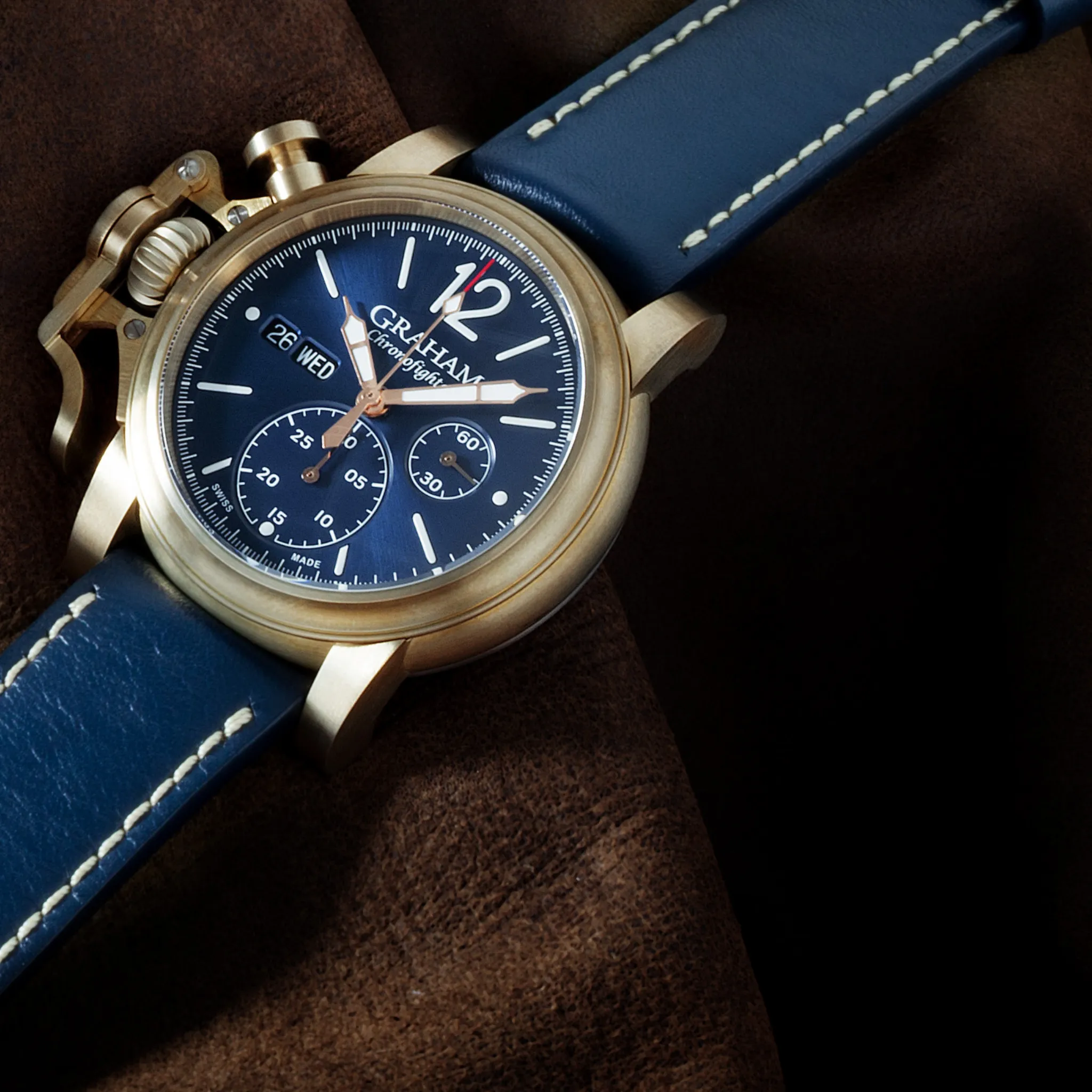 CHRONOFIGHTER VINTAGE BRONZE & BLUE