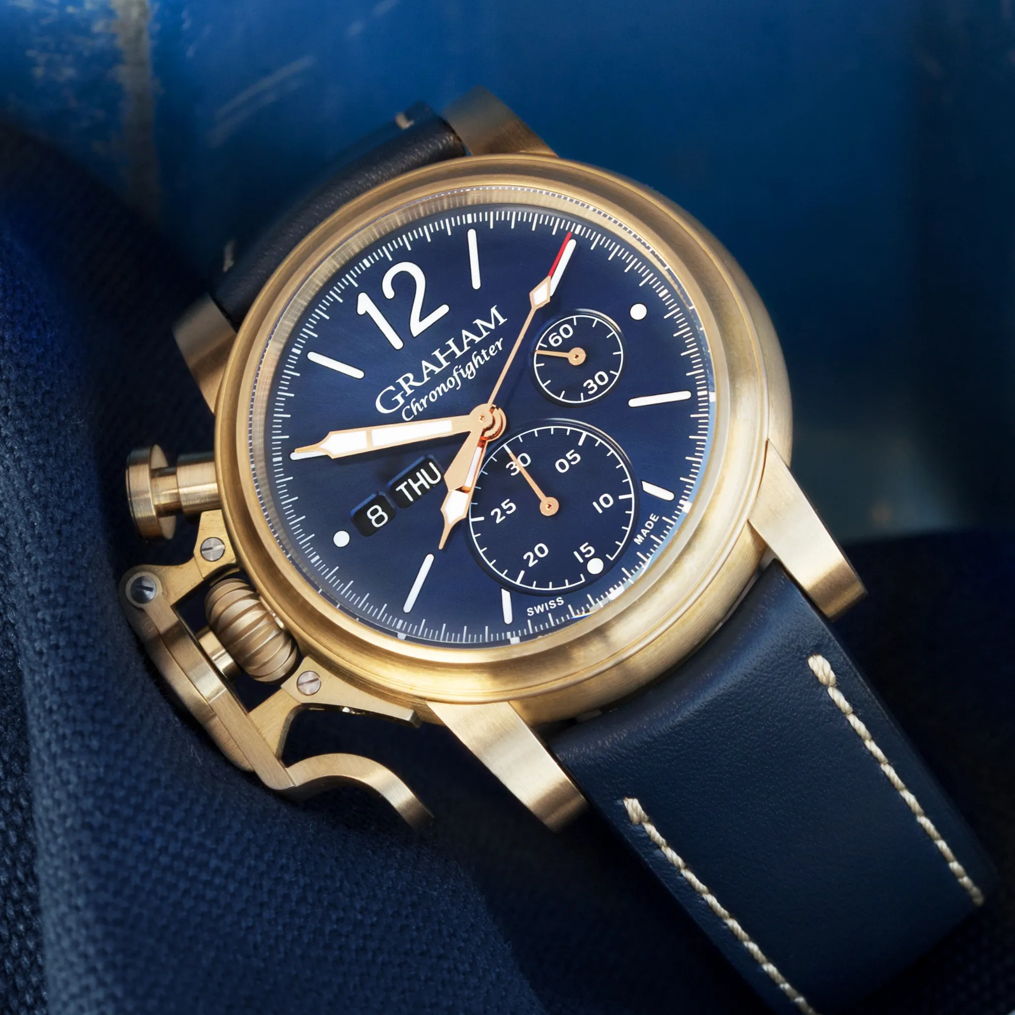 CHRONOFIGHTER VINTAGE BRONZE & BLUE
