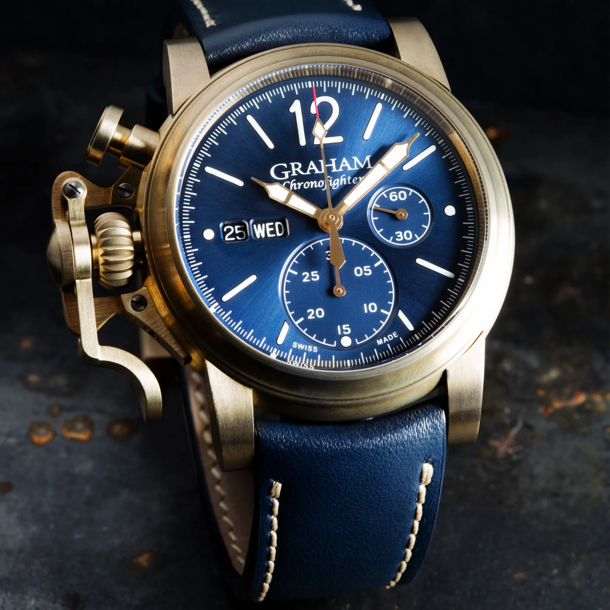 CHRONOFIGHTER VINTAGE BRONZE & BLUE