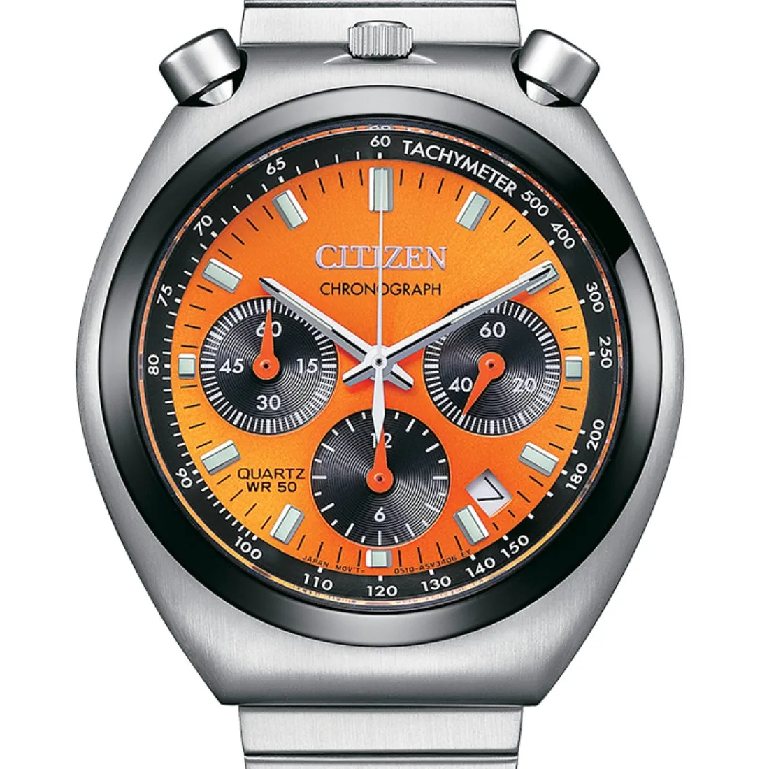 Citizen AN3660-81X Bullhead Chronograph Orange Dial Sports Watch