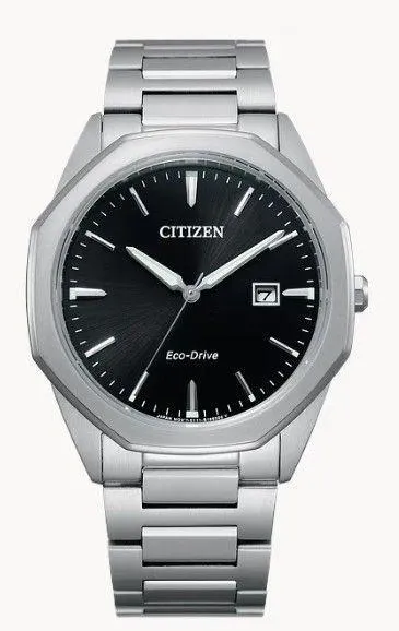 Citizen Corso Black Dial Eco Drive Watch
