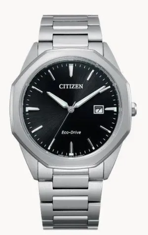 Citizen Corso Black Dial Eco Drive Watch
