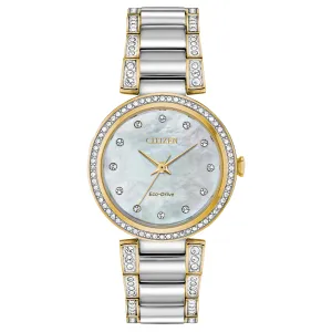 Citizen Eco-Drive Silhouette Crystal EM0844-58D