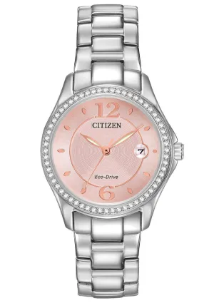Citizen Eco Drive Silhouette Crystal Women's Watch FE1140-86X