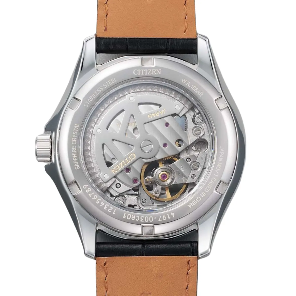 Citizen NP1011-08A Collection Classic Automatic Open Heart Watch
