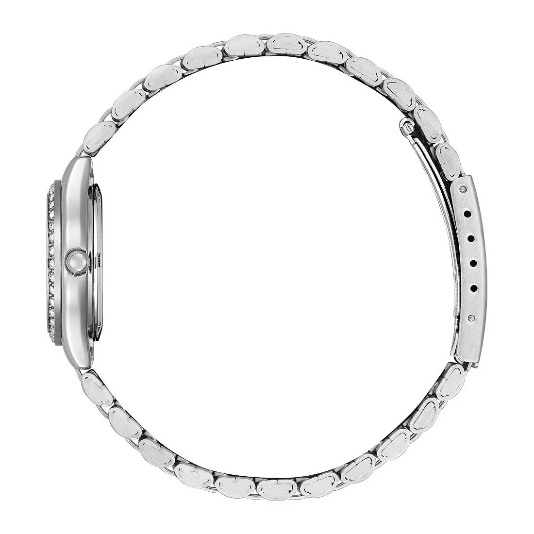 Citizen Quartz Ladies Stainless Steel Blue Mother of Pearl Dial Watch