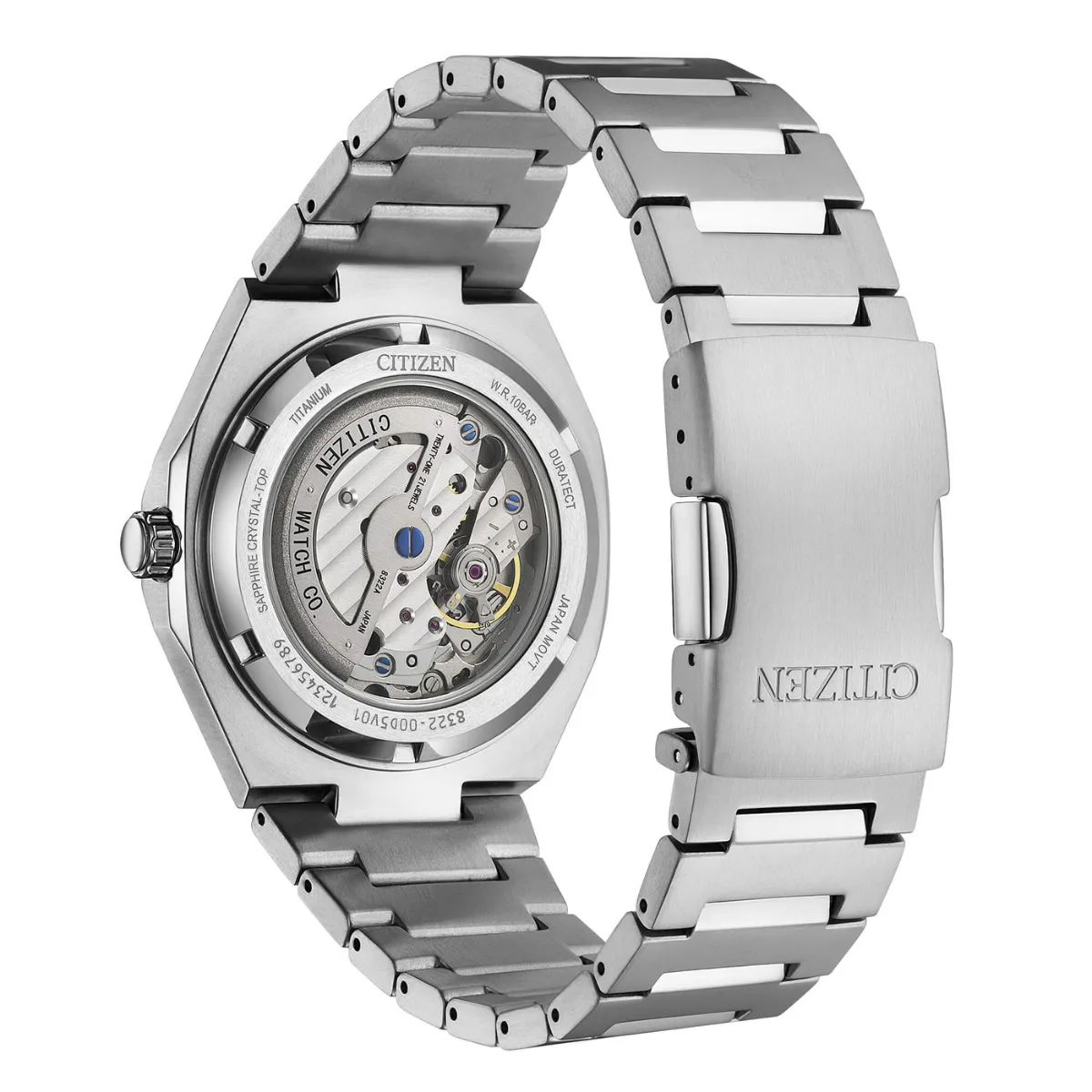 Citizen Zenshin 60 NK5020-58P Mechanical Super Titanium Ivory Dial 40MM Watch