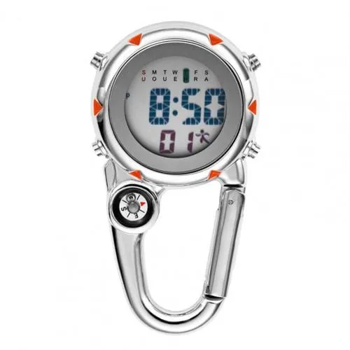 Clip On Carabiner Digital Sports Watches Quartz 