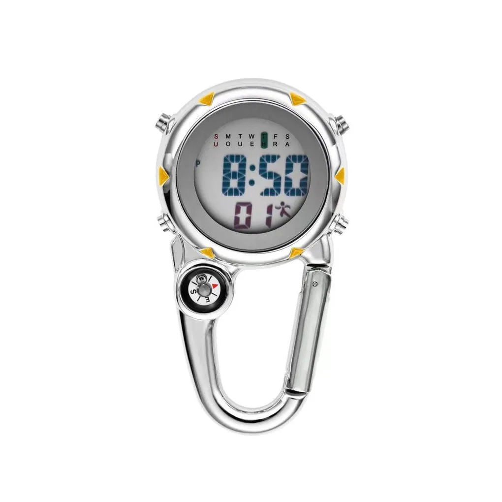 Clip On Carabiner Digital Sports Watches Quartz 