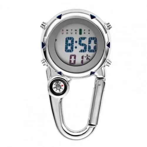 Clip On Carabiner Digital Sports Watches Quartz 