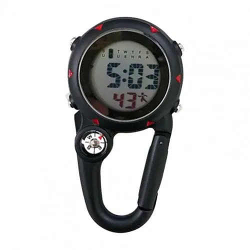 Clip On Carabiner Digital Sports Watches Quartz 