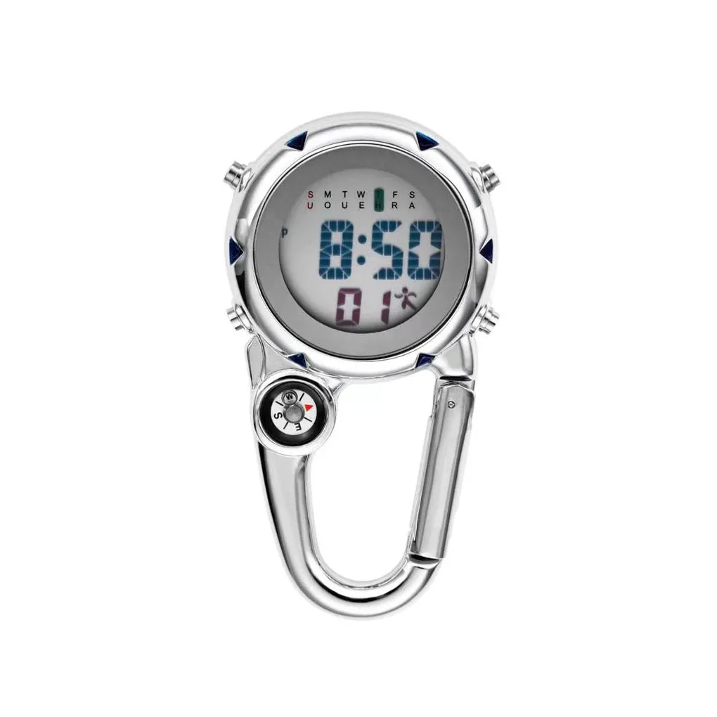 Clip On Carabiner Digital Sports Watches Quartz 