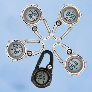 Clip On Carabiner Digital Sports Watches Quartz 