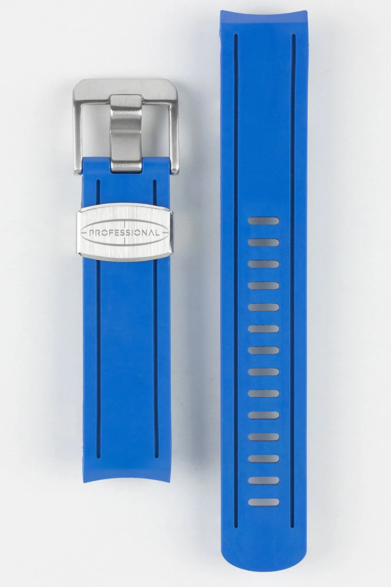 CRAFTER BLUE CB02 Light Blue Rubber Watch Strap for Seiko Sumo