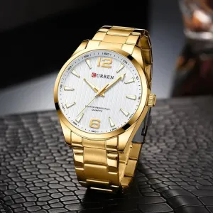Curren 8434 - Gold White