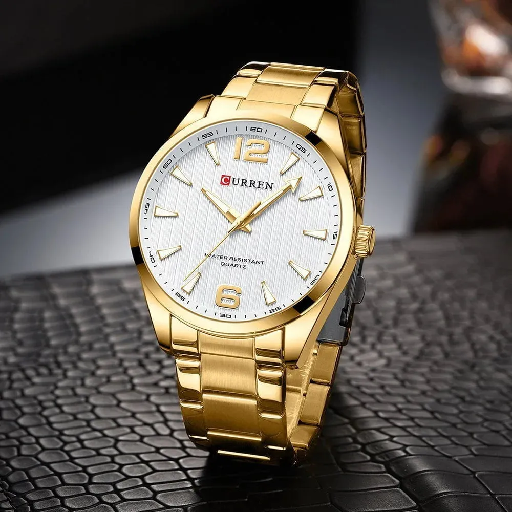 Curren 8434 - Gold White