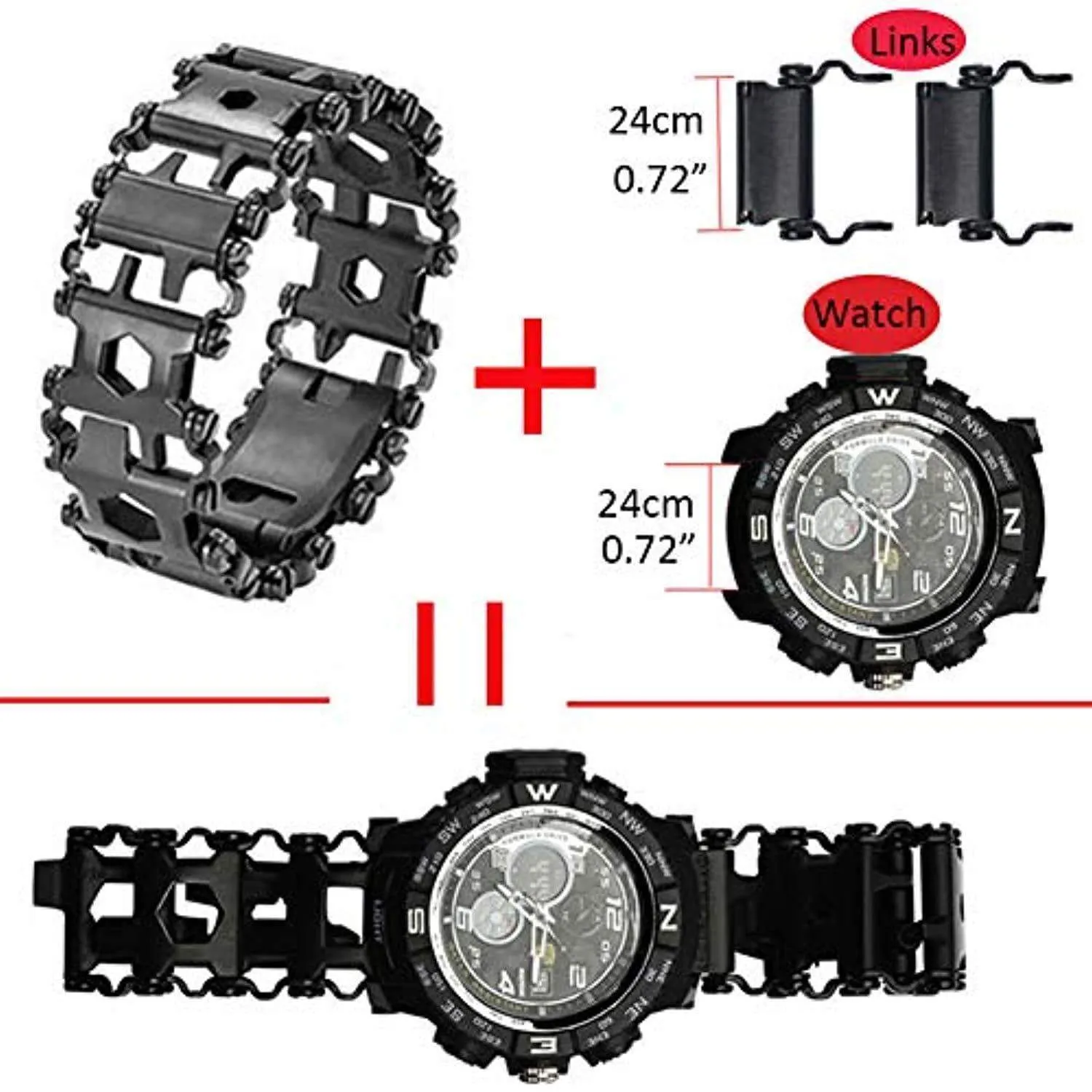 CyberDyer Multitool Bracelet 29 in 1