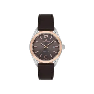 Daniel Klein Arcadia Men Analog Watch DK.1.13692-8 Brown Stainless Steel Strap