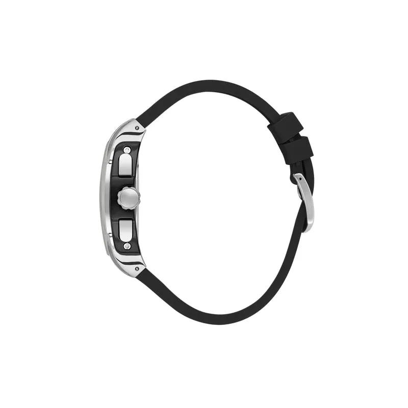 Daniel Klein Exclusive Men's Chronograph Watch Black Silicone  DK.1.14028