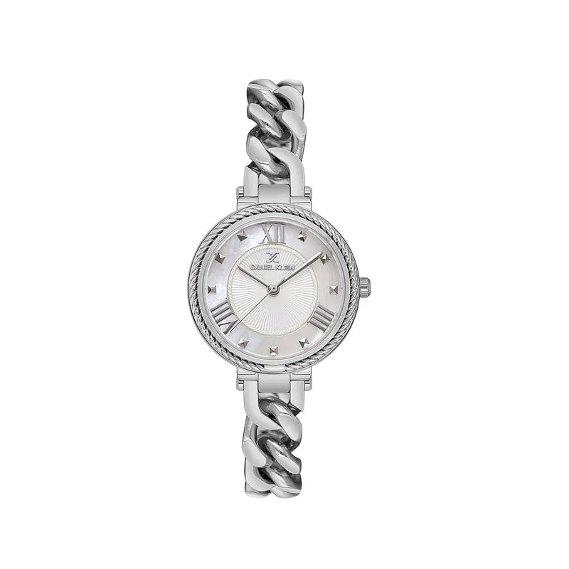 Daniel Klein Premium Women Analog Watch DK.1.13627-1 Silver Stainless Steel Strap