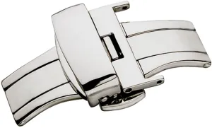 Deployment Buckle with butterfly, side button release  D45