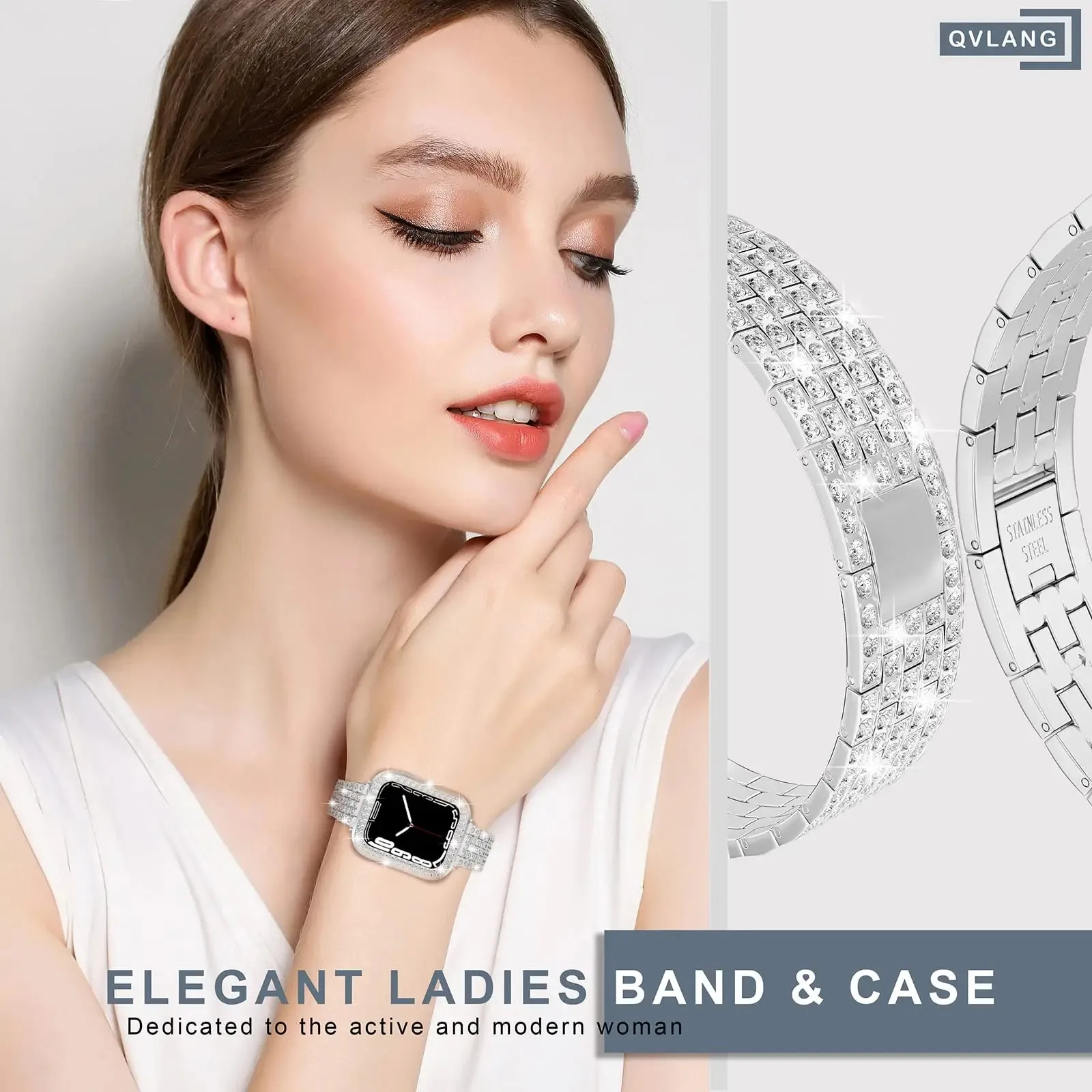 Diamond Style Jewelry Strap   Case